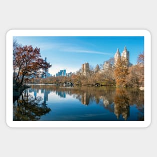 Central Park, New York in fall Sticker